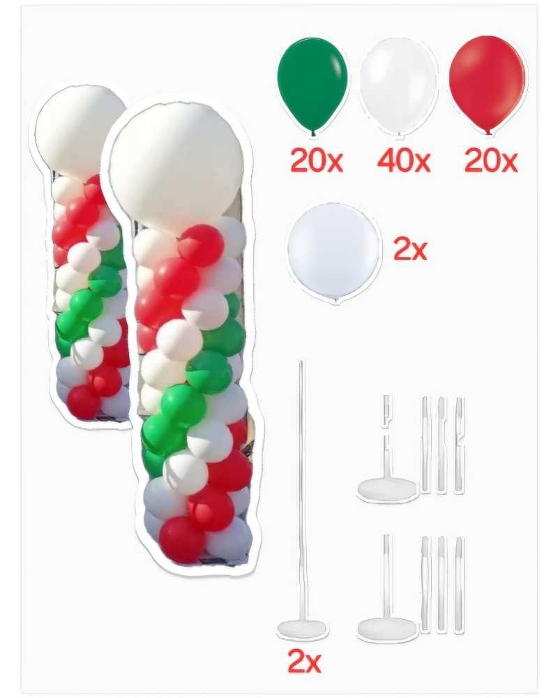 Kit 2 Colonnes Ballons Italie Kit 2 Colonnes Ballons Italie