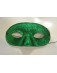 masque paillette vert
