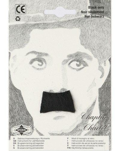 Moustache chaplin
