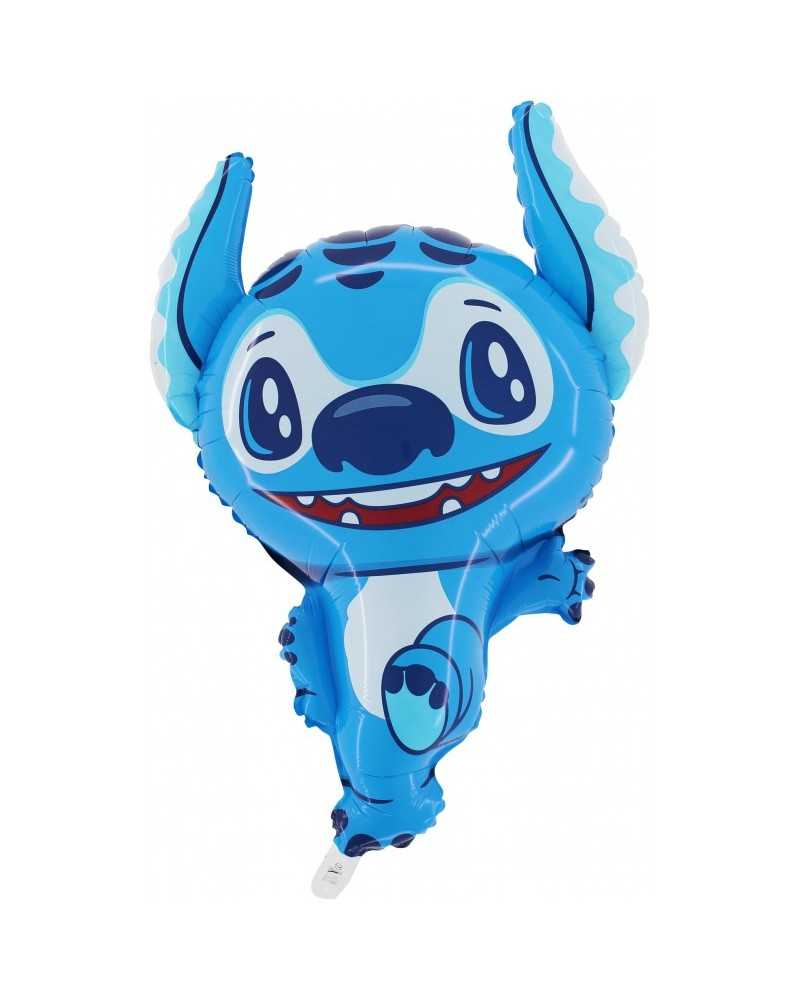 Ballon Aluminium Stitch Bleu