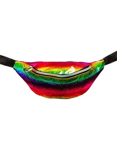 Sac banane bling bling arc en ciel