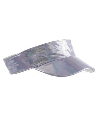 Casquette Visière bling fluo argent