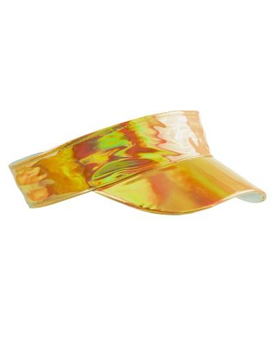 Casquette Visière bling fluo Or