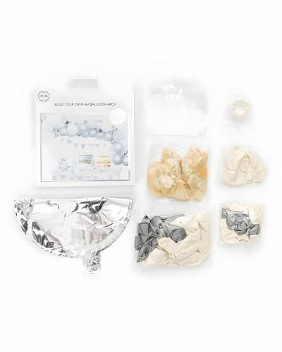 Arches de Ballons argent "KIT"