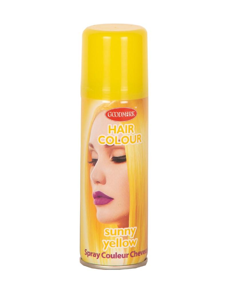 Spray couleur cheveux Jaune 125 ml Spray couleur cheveux Jaune 125 ml