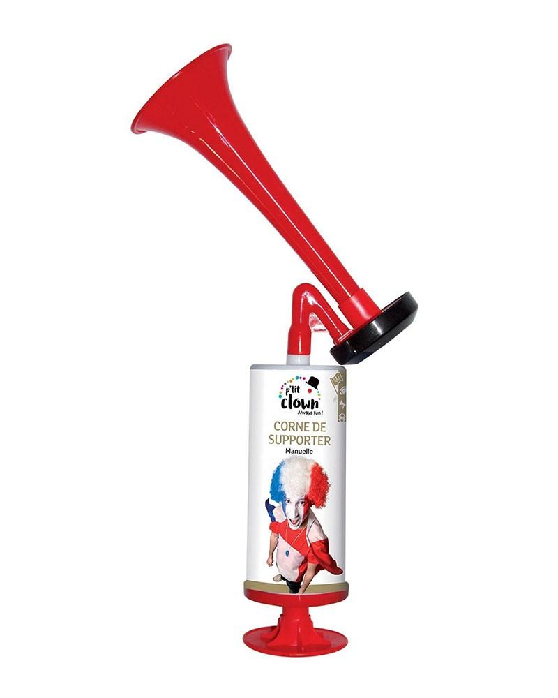 Corne de supporter manuelle – rouge Corne de supporter manuelle – rouge