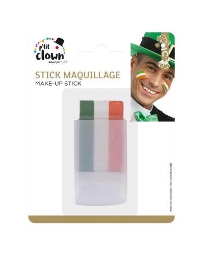 Maquillage Saint-Patrick – Stick tricolore