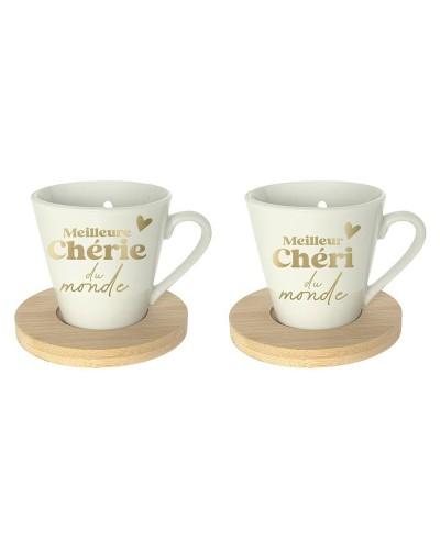 Coffret duo tasses à café