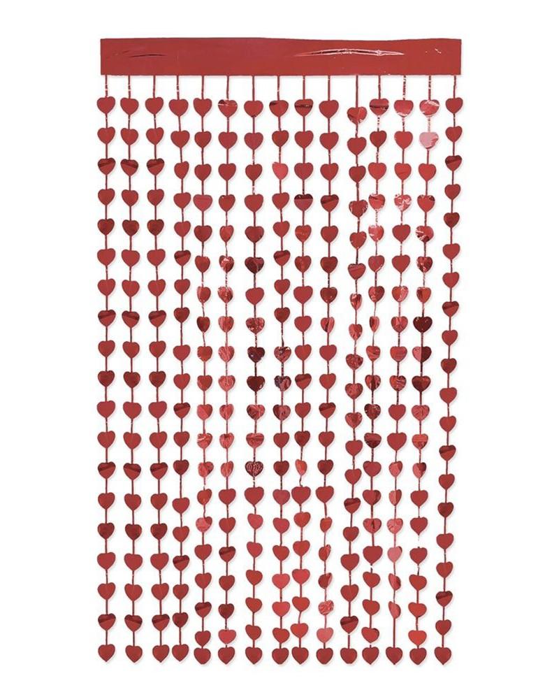 Rideau de cœurs Saint Valentin Rideau de cœurs Saint Valentin
