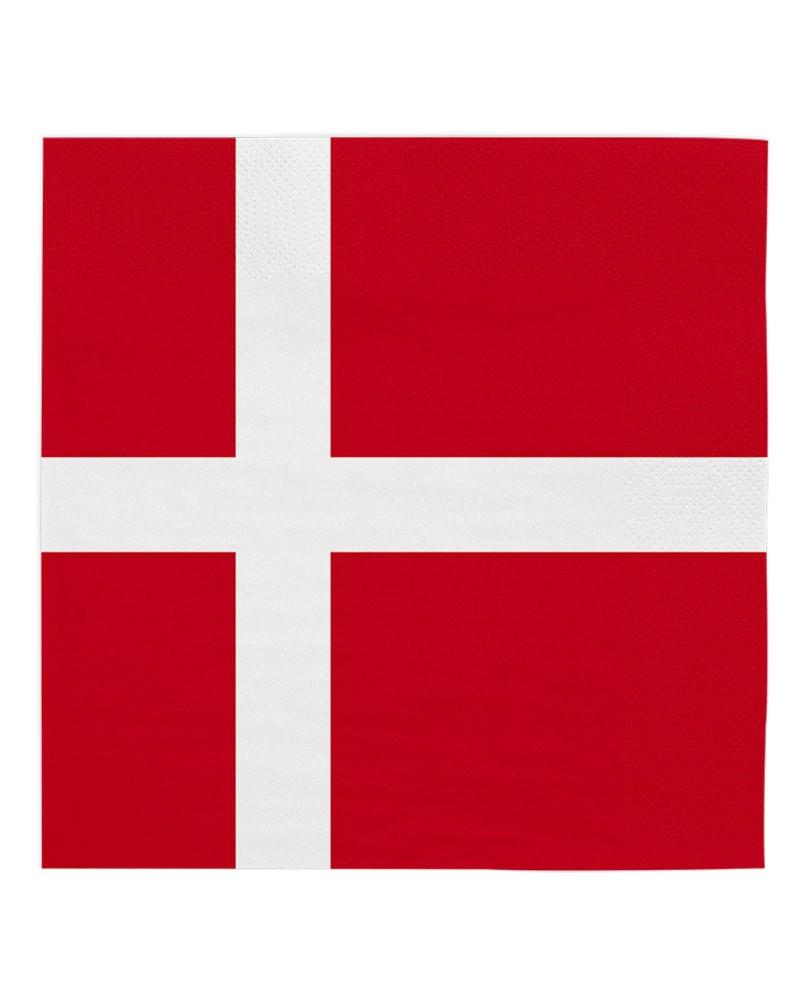 20 Serviettes en papier Danemark 33 x 33 cm 20 Serviettes en papier Danemark 33 x 33 cm