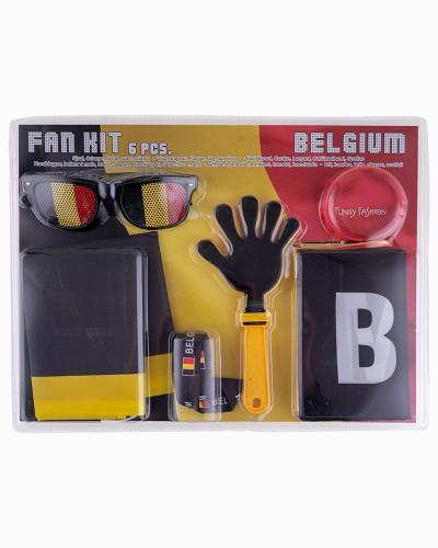 Fan kit supporters Belgique 6 pcs