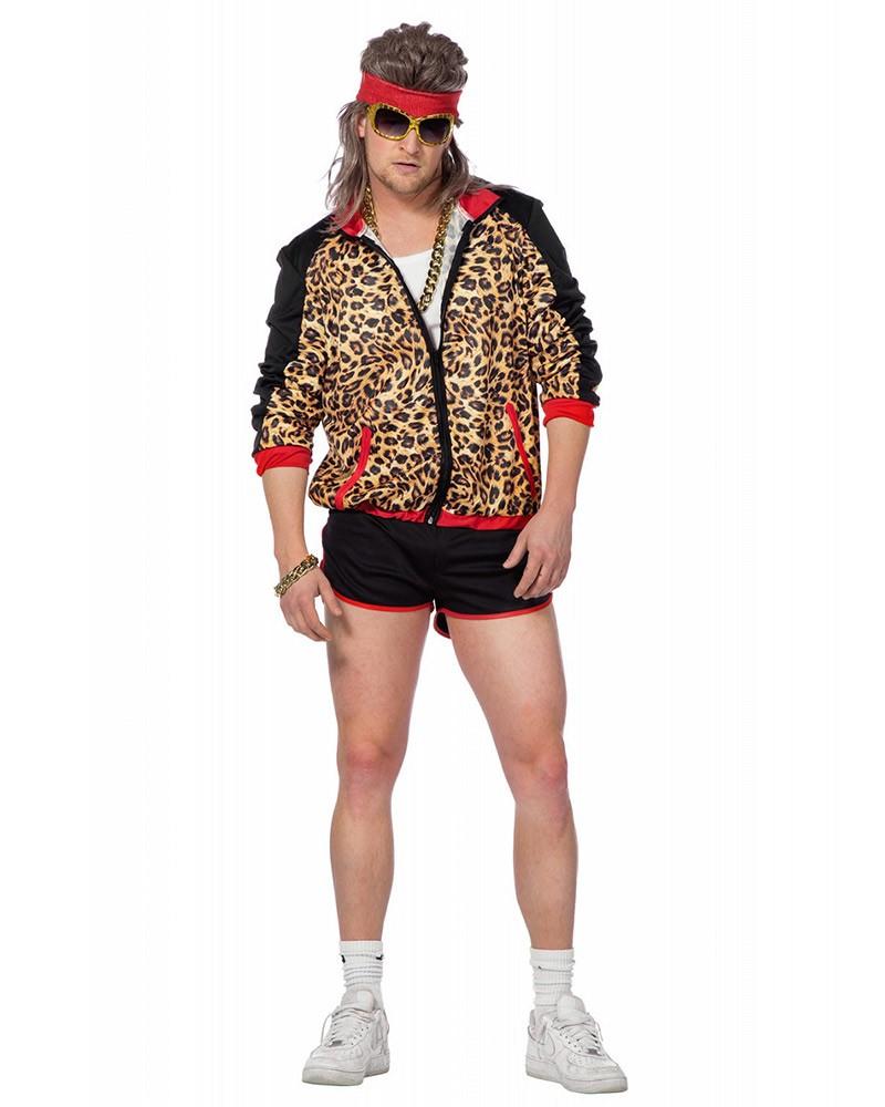 Ensemble disco années 80 panthère homme Ensemble disco années 80 panthère homme
