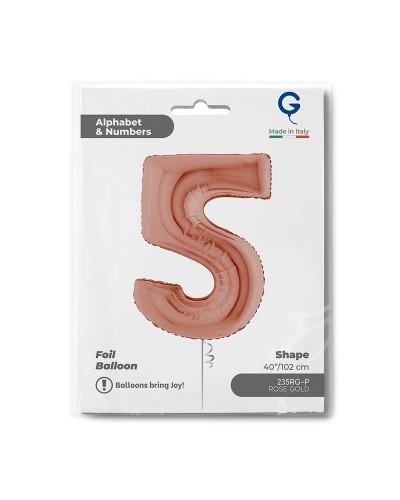 Chiffre Rose Gold 5