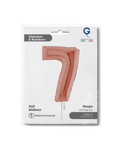 Chiffre Rose Gold 7