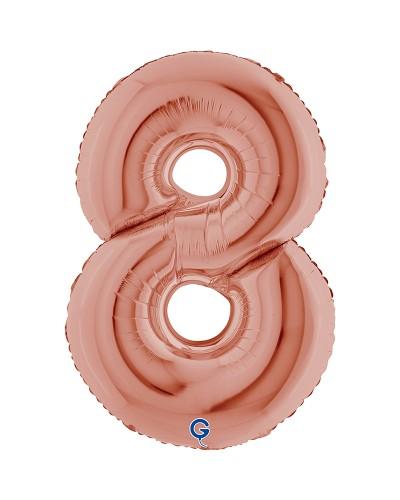 Chiffre Rose Gold 8