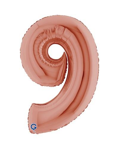 Chiffre Rose Gold 9