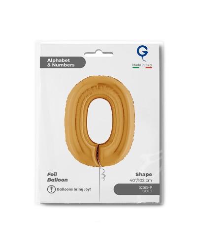 Chiffre Doré 0