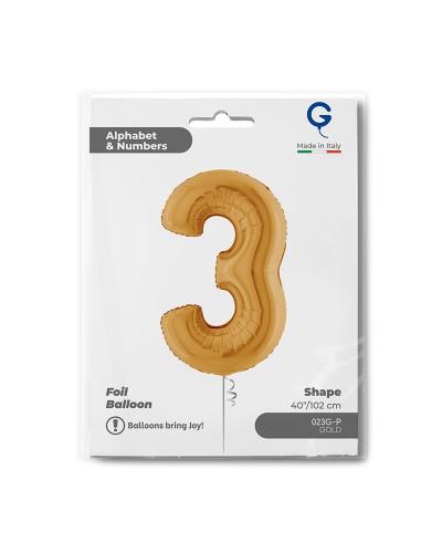 Chiffre Doré 3