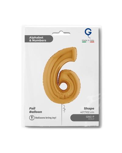 Chiffre Doré 6