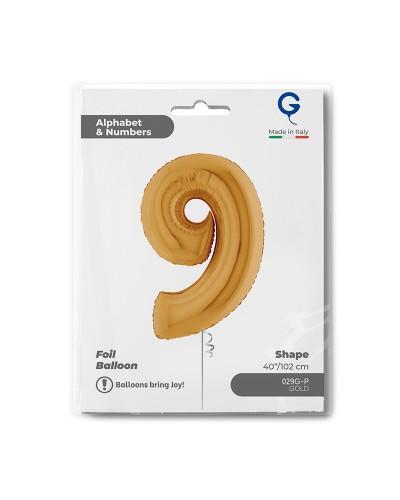 Chiffre Doré 9