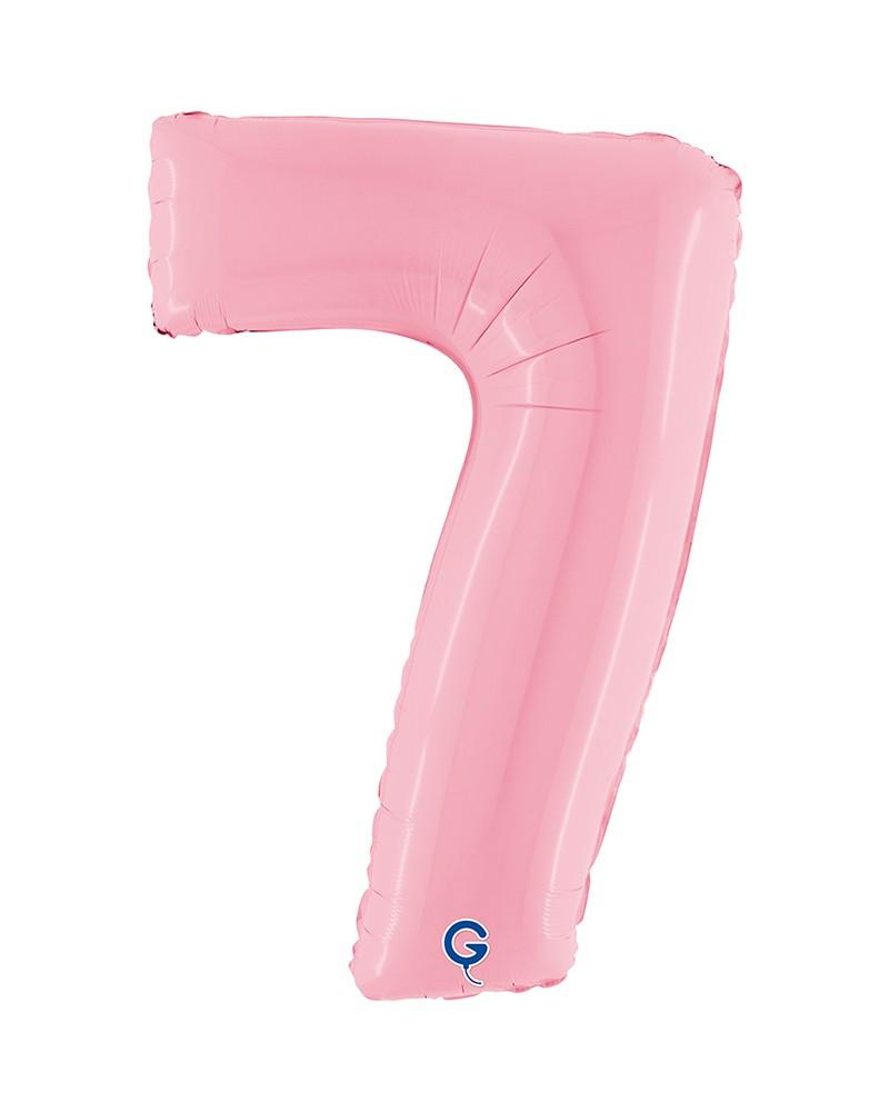 Chiffre Rose Pastel 7 Chiffre Rose Pastel 7