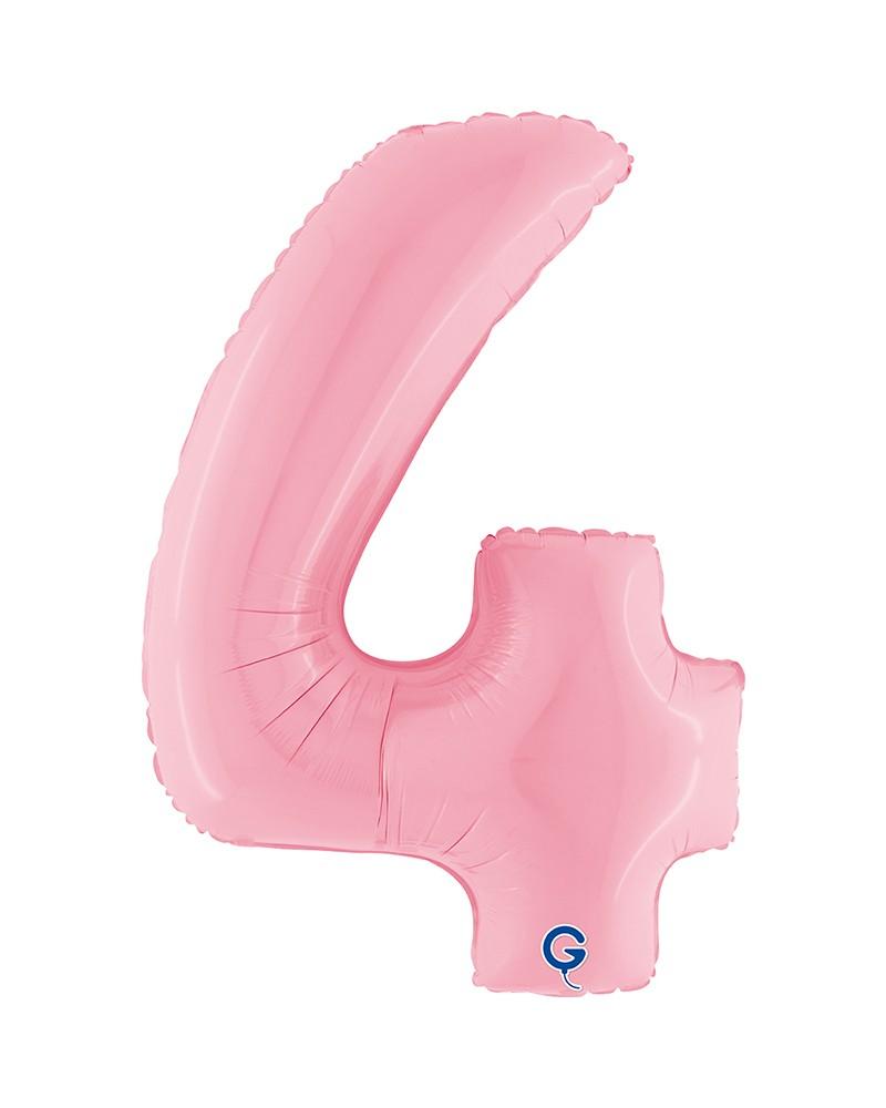 Chiffre Rose Pastel 4 Chiffre Rose Pastel 4
