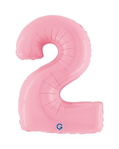 Chiffre Rose Pastel 2