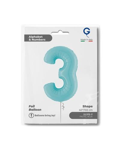 Chiffre Bleu Pastel 3