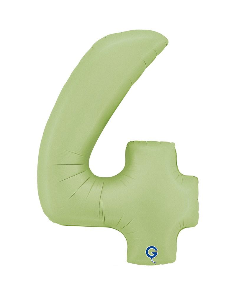 Chiffre Vert Olive 4 Chiffre Vert Olive 4