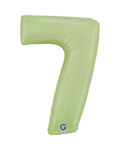 Chiffre Vert Olive 7