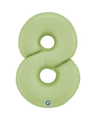 Chiffre Vert Olive 8