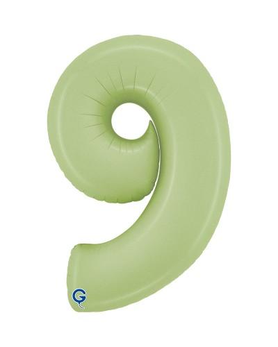 Chiffre Vert Olive 9