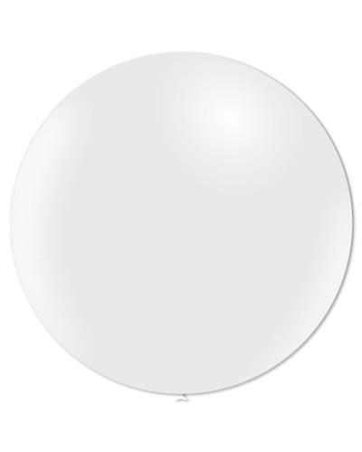 Ballons latex ronds blancs pastel 23″ – Ø 60 cm – Sachet de 10 pièces