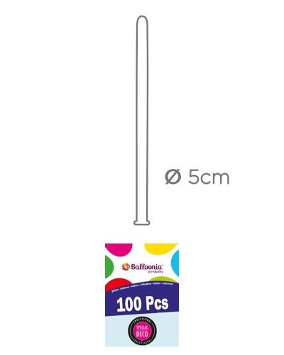 Ballon de modelage 260 blanc standard 100 pcs