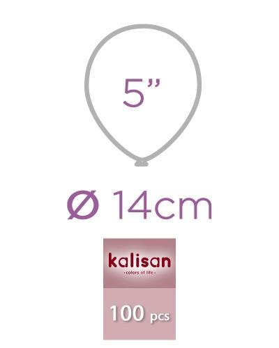 Ballons vert 5" Kalisan 100 pcs