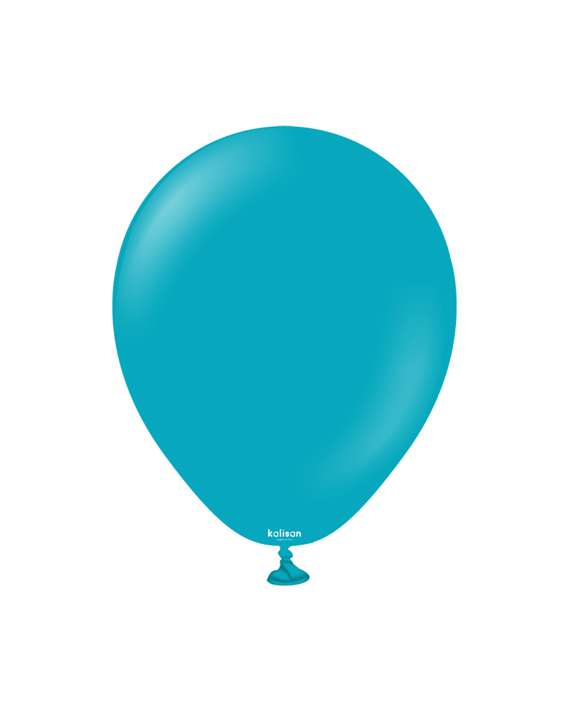 Ballons turquoise 5" Kalisan 100 pcs