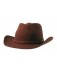 Chapeau cowboy luxe brun