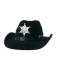 Chapeau cowboy noir adulte