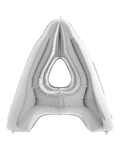 Lettre aluminium A 102 cm