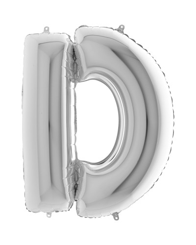Lettre aluminium D 102 cm
