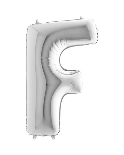 Lettre aluminium F 102 cm