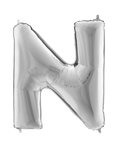 Lettre aluminium N 102 cm