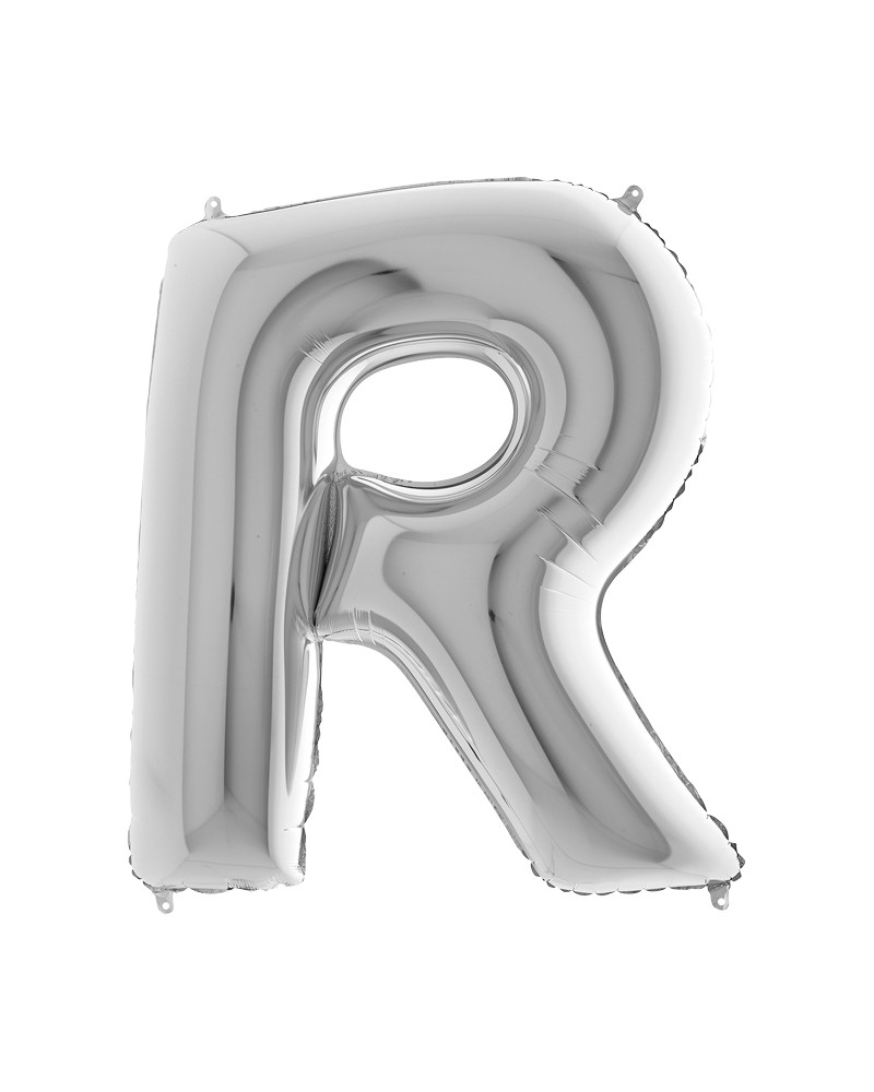Lettre aluminium R 102 cm Lettre aluminium R 102 cm