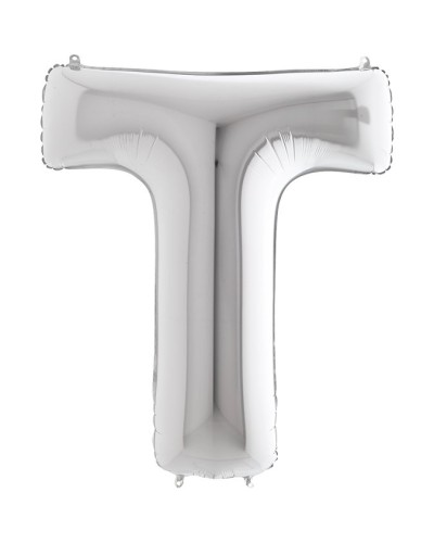 Lettre aluminium T 102 cm