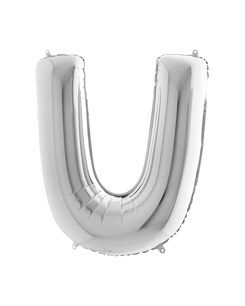 Lettre aluminium U 102 cm Lettre aluminium U 102 cm