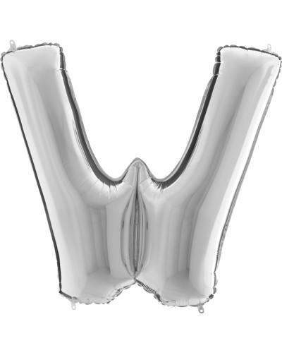 Lettre aluminium W 102 cm