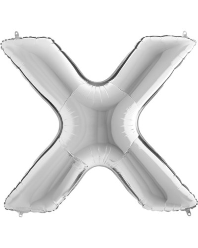Lettre aluminium X 102 cm