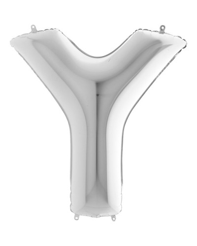 Lettre aluminium Y 102 cm