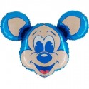 Ballon Aluminium "Mickey" Bleu
