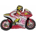 Ballon aluminium moto rouge